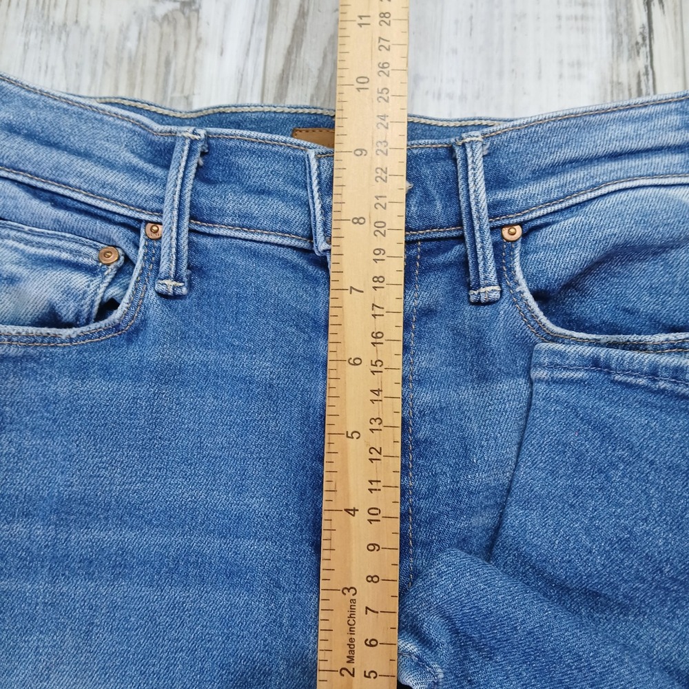 Mother Lil Weekender High Rise Flare Jeans Layover Blue P585-1008 Size 24 - Picture 11 of 13